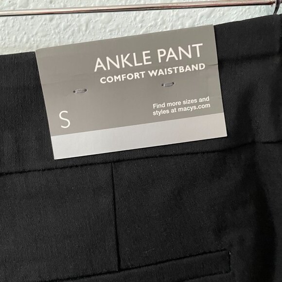 NWT JM Collection Deep Black Ankle Pant Comfort Waistband Pants Women's Size S - Picture 3 of 11